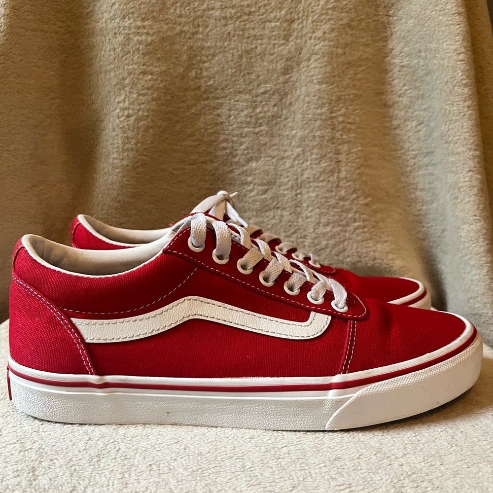 Vans Off the Wall Red Casual Shoes Unisex Size 8.5 Men’s